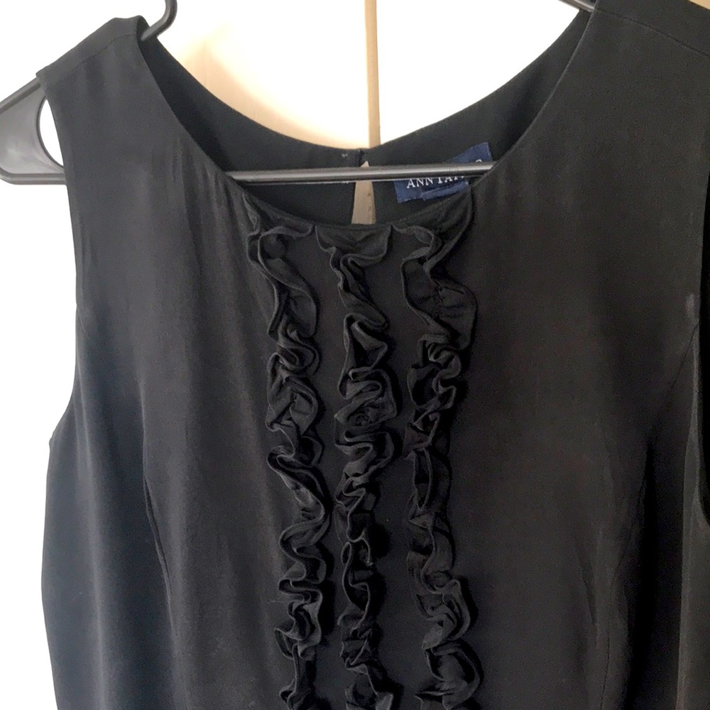 Black Ann Taylor Sleeveless Blouse